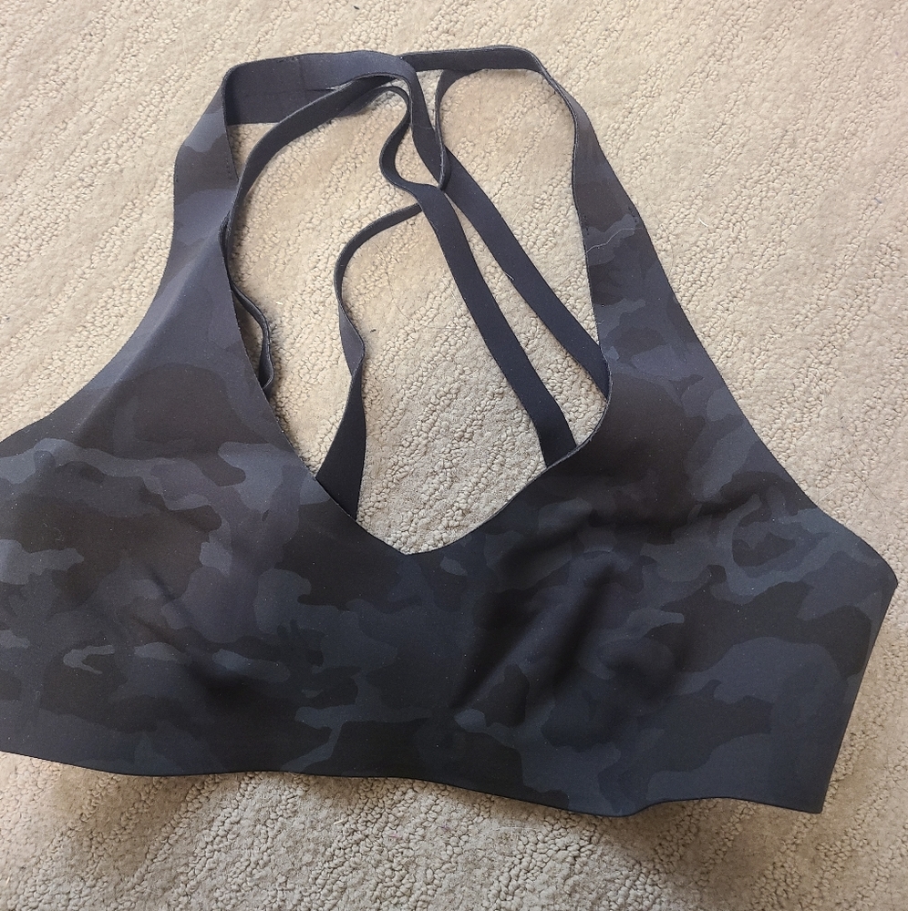 Lululemon Black Camo Sports Bra